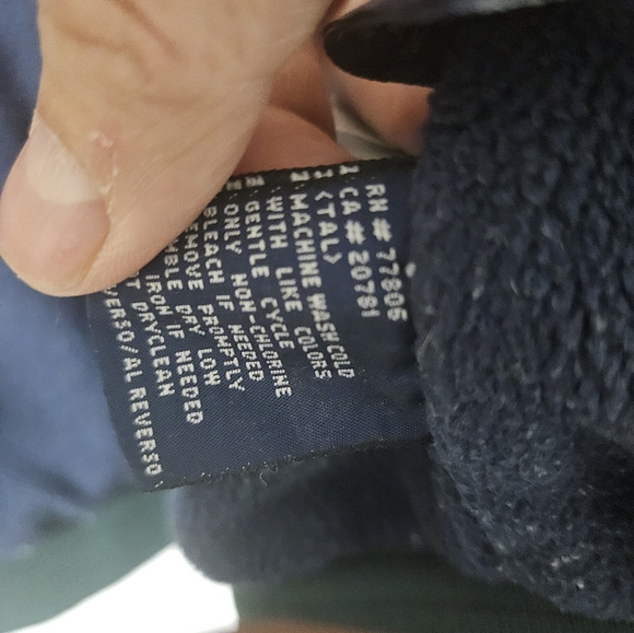 Tommy Hilfiger Small Green with Blue lining Jacket like new seldomly worn - Picture 7 of 9